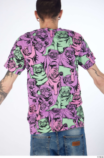 Dio casual dressed pink camo pugs t shirt upper body…